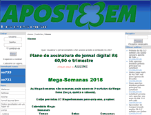 Tablet Screenshot of jornalapostebem.com.br